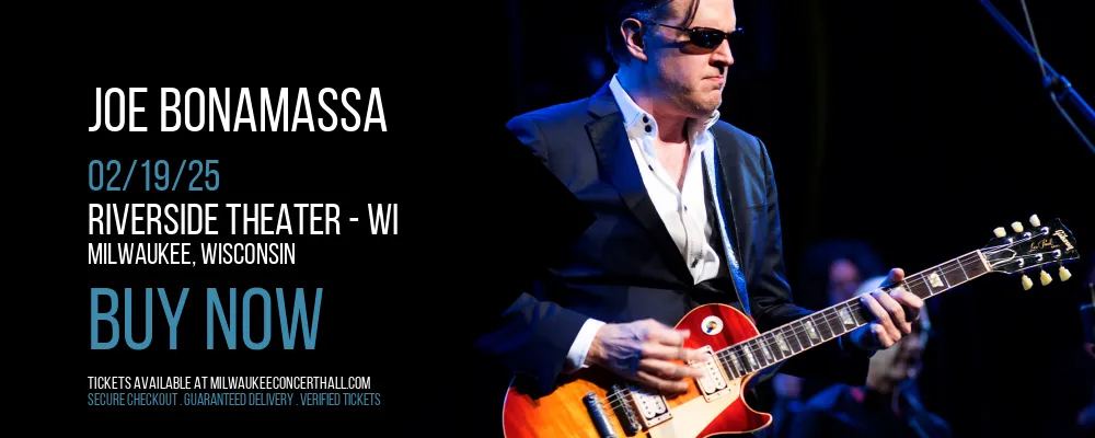 Joe Bonamassa at Riverside Theater - WI