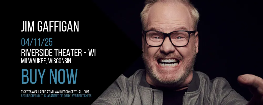 Jim Gaffigan at Riverside Theater - WI